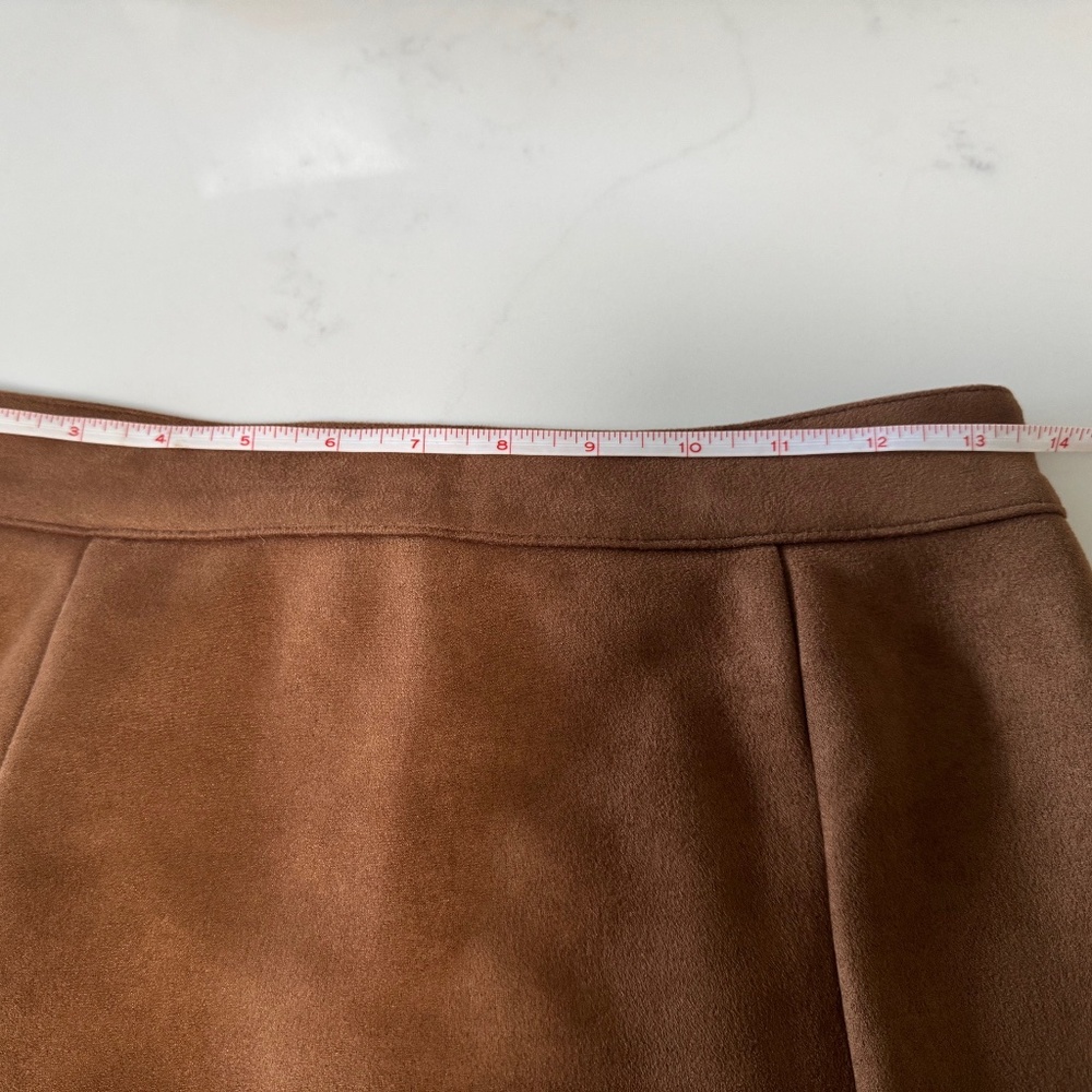 Altar'd State Brown Faux Suede Mini Skirt - Picture 7 of 11